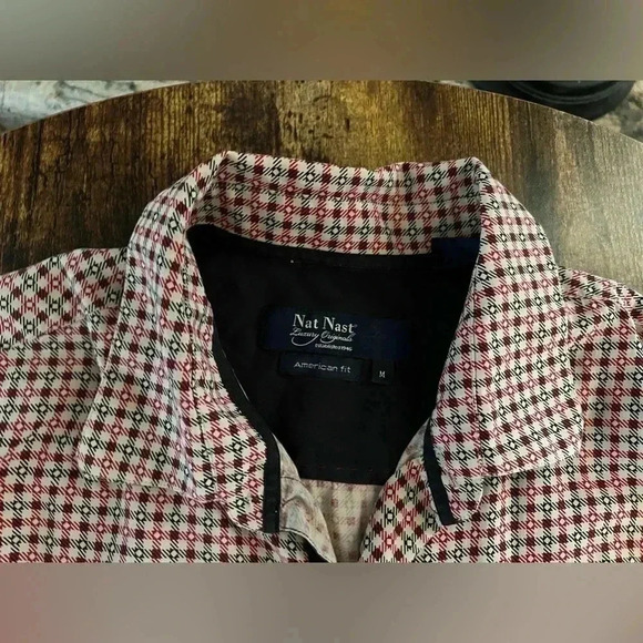 VINTAGE: Nat Nast | Luxury Originals Established 1946.  Men’s shirt. Size:M - Picture 2 of 16